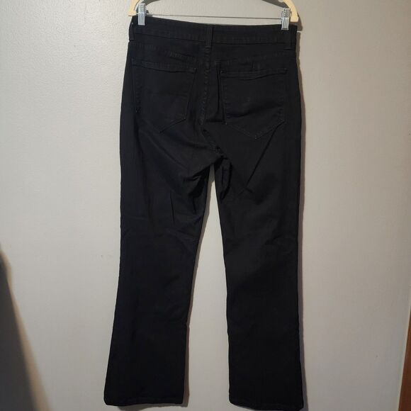 NYDJ Not Your Daughter’s Jeans Black Bootcut Size 12 Made In USA Long 30" - Picture 5 of 8